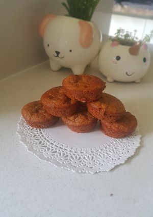 Una foto de Muffins integrales de banana