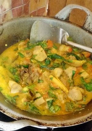 Foto resep Ayam woku pedas kemangi