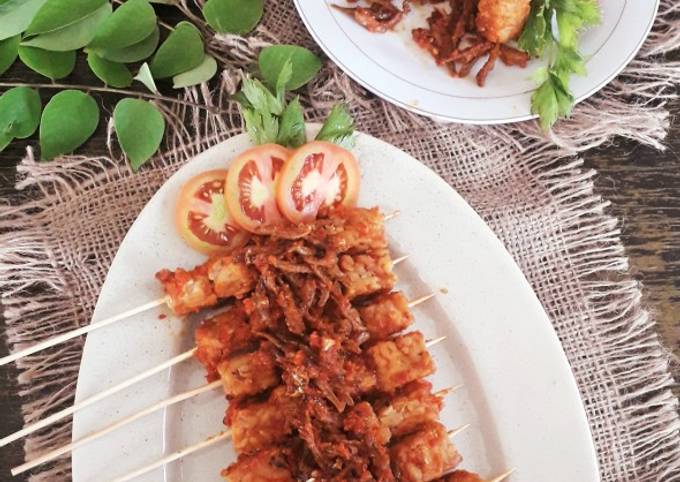 Resep: Sate Tempe Sambal Teri Untuk Pemula