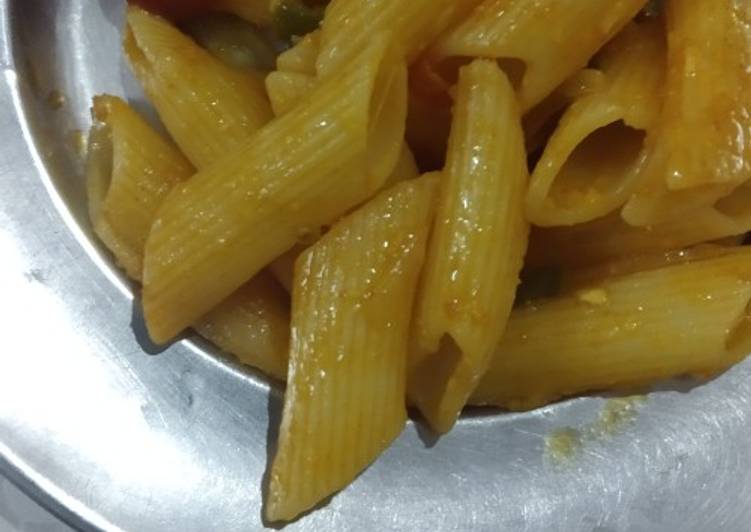 Simple Way to Make Speedy Red sauce pasta