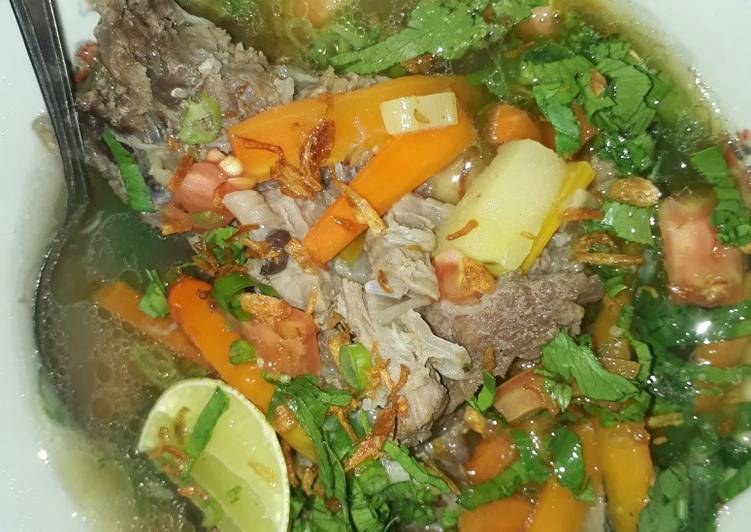 Resep masakan Sop balung(sop janda) | Cara Buat Sop balung(sop janda) Yang Paling Enak