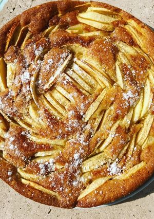 Une photo de Gâteau aux pommes pour fêter l’automne