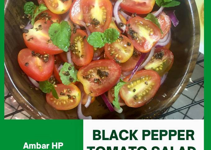 Black pepper tomato salad