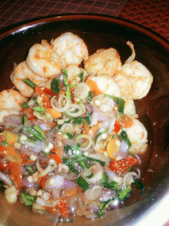 Foto resep Udang goreng sambal matah