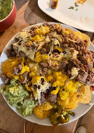 A picture of Homemade Nachos.
