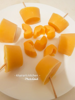 Mango ice lollies for kids dessert ainihin hoton girkin
