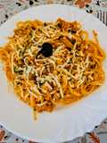Cukkinis, gombàs bolognai spagetti 🍜🍜🍜🍜