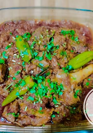 A picture of Mutton masala.