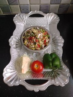 *கலர்ஃபுல், மூங்தால் வெஜ் சாலட்*(moongdal salad recipe in tamil) செய்முறை முக்கிய புகைப்படம்