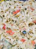 Zucchini Brie pasta