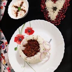 A picture of Rajma Chawal.