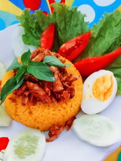 Foto resep Nasi Kuning Cakalang Suwir