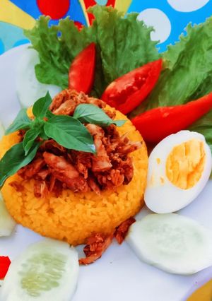 Foto resep Nasi Kuning Cakalang Suwir