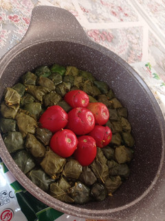 عکسی از دستور دلمه برگ مو