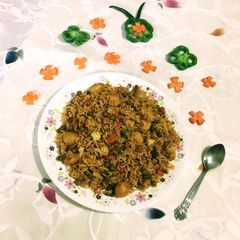 A picture of Vegetable Masala Pulao.