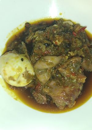 A picture of Ayamase sauce.