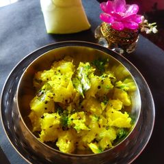A picture of Ash gourd Thoran.