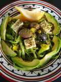 Ensalada mediterránea: Porotos verdes y queso feta