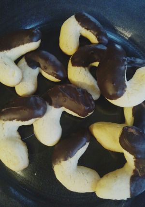 Una foto de Galletitas tipo bananitas