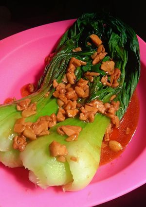 Foto resep Cah pakcoy ayam bawang