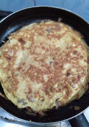 Foto resep 18. Dadar Mie & Sambal Kecap