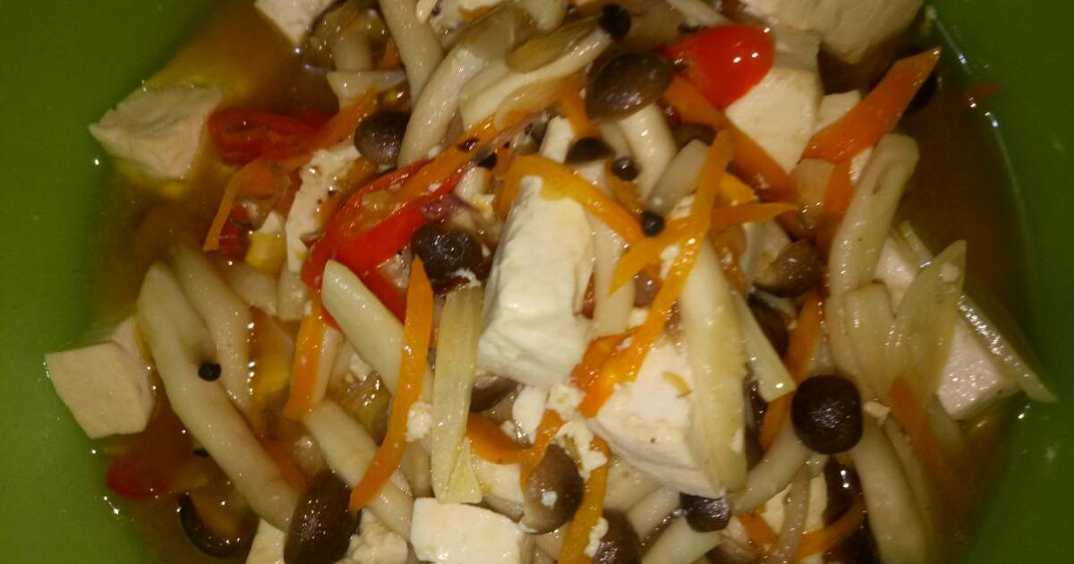 Resep Tumis jamur shimeji tahu oleh Siti Marlina Cookpad