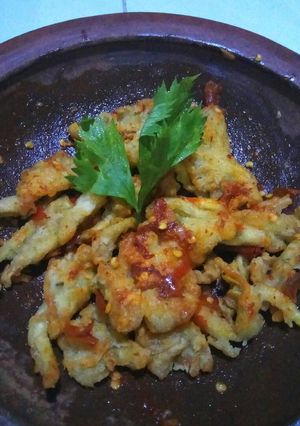 Foto resep Jamur Tiram Geprek