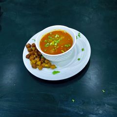 A picture of Kala Chana Soup.