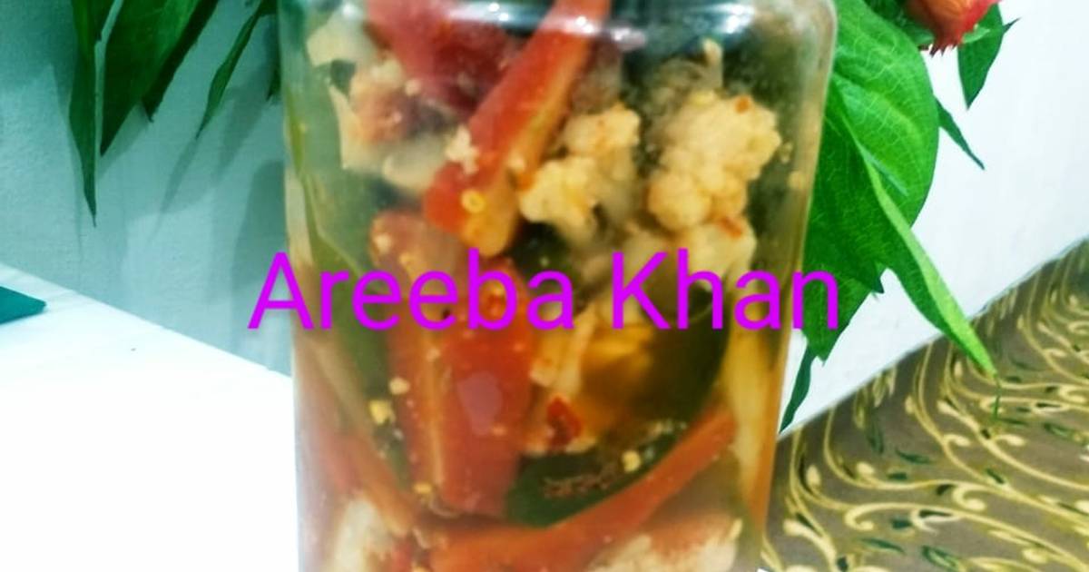 Homemade Achar Recipe By Areeba Khan Cookpad