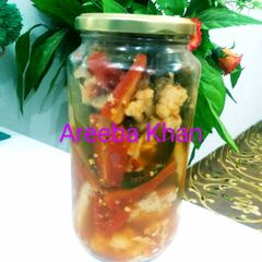 A picture of Homemade achar.