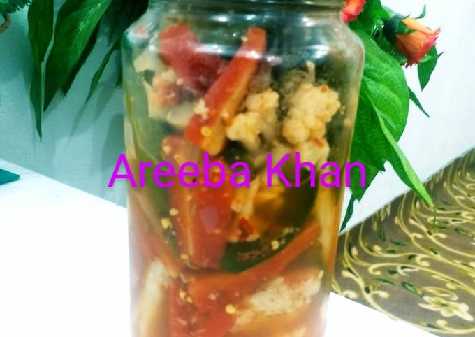 Homemade Achar Recipe By Areeba Khan Cookpad