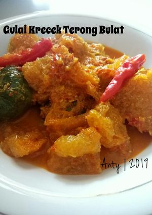 Foto resep Gulai Krecek Terong Bulat