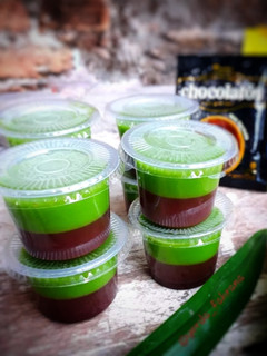 Foto resep Puding Cup Greenchoco 예르다💚🍫