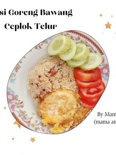 Foto resep Nasi Goreng Bawang Ceplok Telur