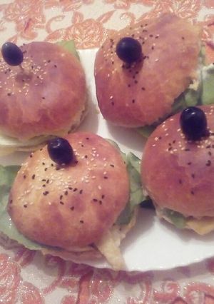 صورة لوصفة همبرغر منزلي بطريقتي