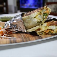 A picture of Paneer Shawarma.