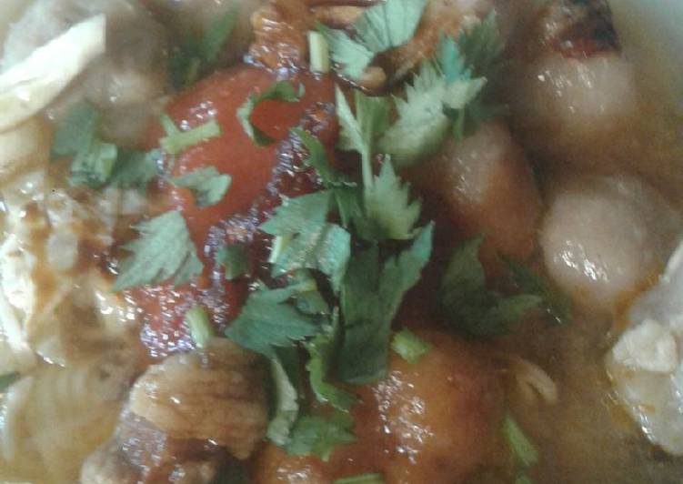 Resep Bakso sapi makyus Lezat