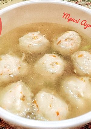 Foto resep Mpasi Bakso Ayam Wortel 12m+