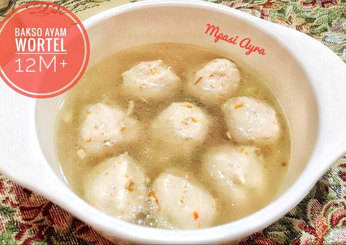Resep Mpasi Bakso Ayam Wortel 12m Oleh Uray Windy Cookpad