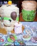 Torta de capibara!! Feliz cumpleaños Isabella!!😍😍😍