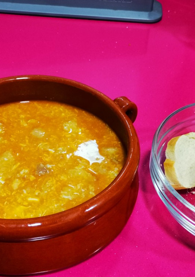 Una foto de Sopa de ajo