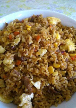 Foto resep Nasi goreng babi
