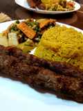 Grilled Kofta with Basmati Rice