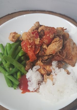 Foto resep Dada ayam kecap air fryer tanpa minyak, sehat