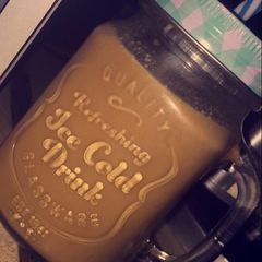 A picture of Dulce de leche frappuccino.