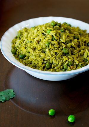 A picture of Green Poha.