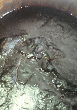 Una foto de Espinazo de cerdo con mole oaxaqueño