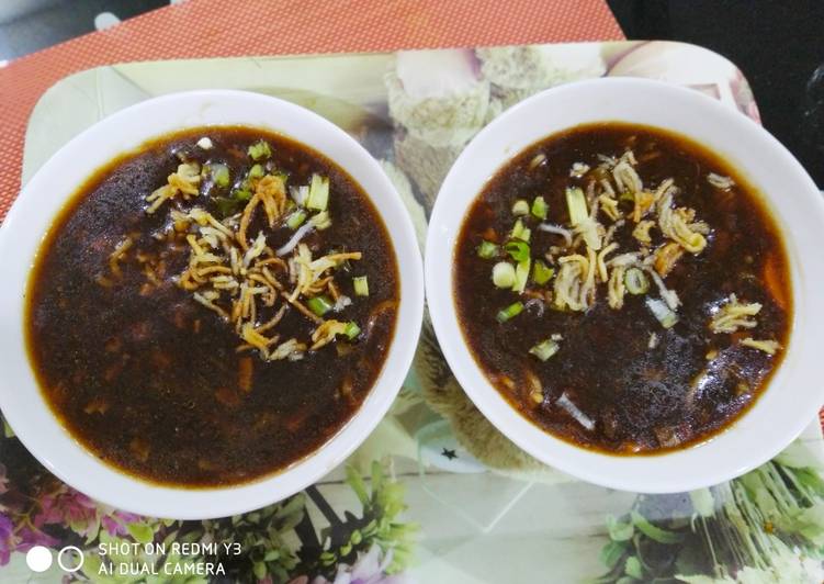 Steps to Prepare Speedy Veg manchow soup