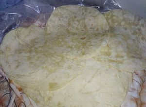 صورة لوصفة خبز التاكوس بالماء الساخن