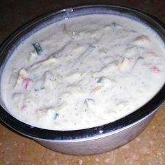 A picture of Pumpkin raita.